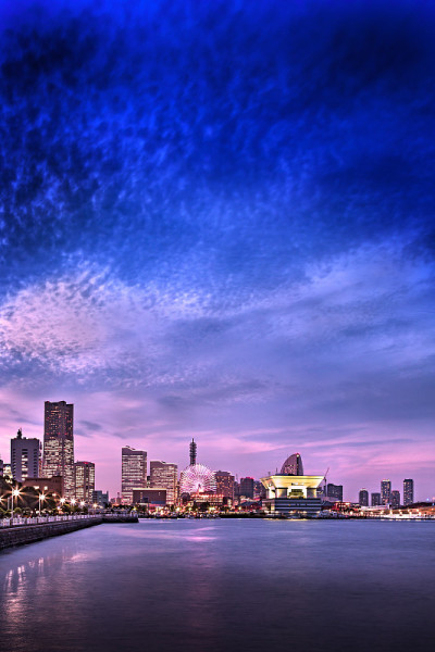 横滨港夜景