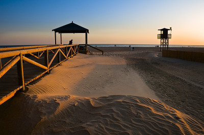 Conil de la Frontera的日落