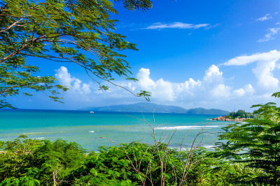 在越南海