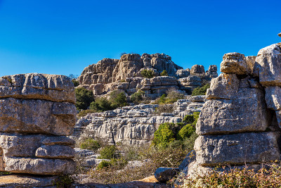 El Torcal de Antequera, Andalusia, Spain，在Antequer