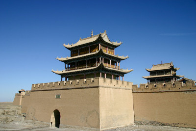 中国甘肃的嘉峪关