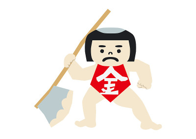 Amulet doll for May festival.Symbol of Japan's ear