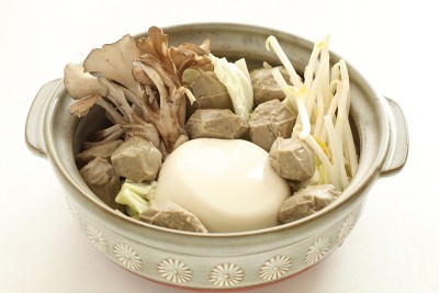 日本料理，蘑菇和豆腐
