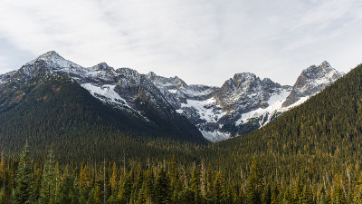 北喀斯喀特山脉的山峰