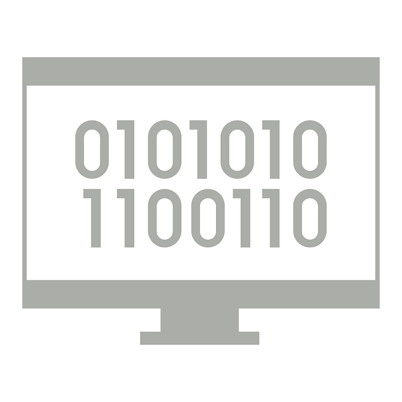 Isolated monitor device with a binary number
