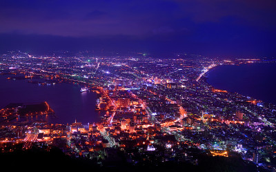 日本北海道，函馆湾