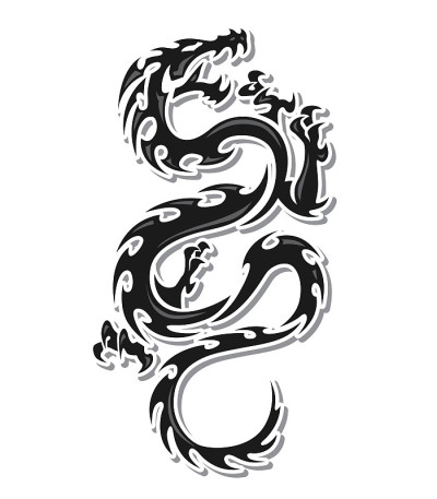 火龙纹身