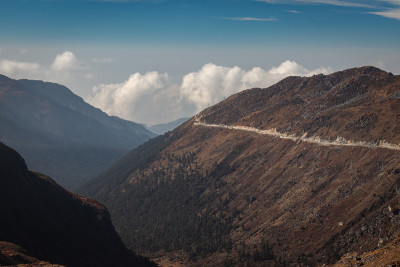 喜马拉雅山脉如画的风景