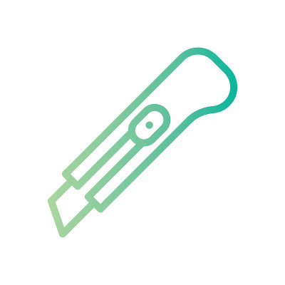 切纸机渐变图标