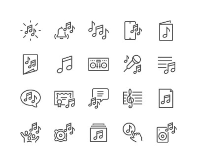 行音乐图标
