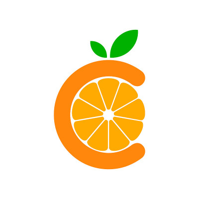 橙色字母C图标