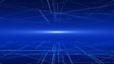 未来的数字网络。整理和分析数字数据。技术矩阵算法。安全存储数据。3 d渲染。
