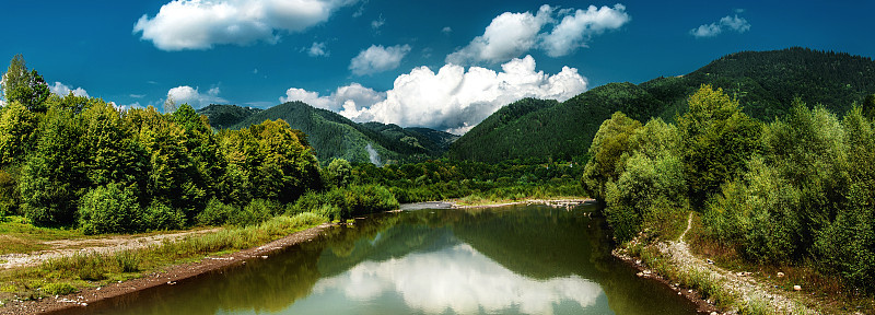 喀尔巴阡山脉的风景