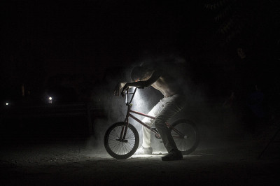 bmx骑手。