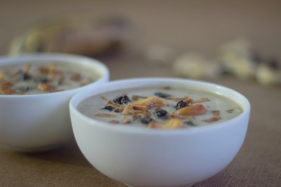 车前草乳粥