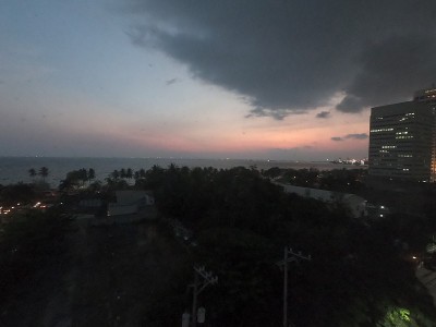 马尼拉湾的日落
