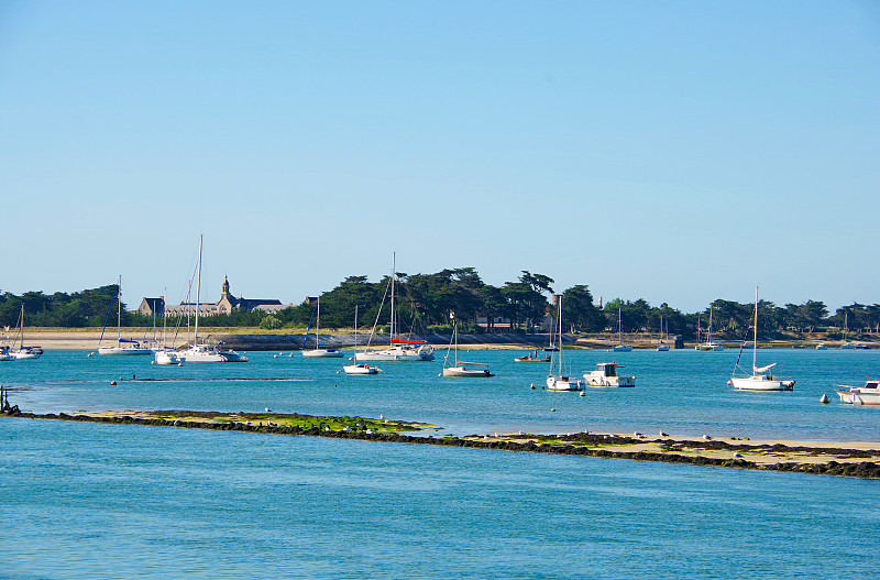 Photography of Pen Bron from Le Croisic bay