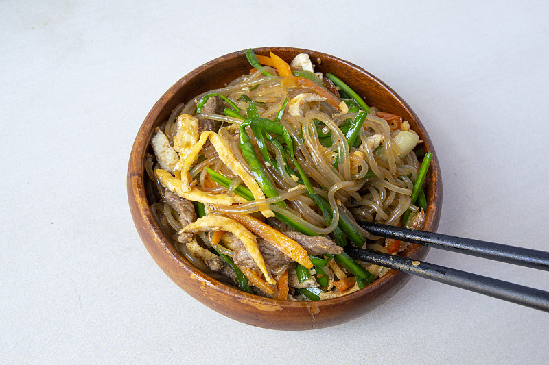 韩国食品Japchae