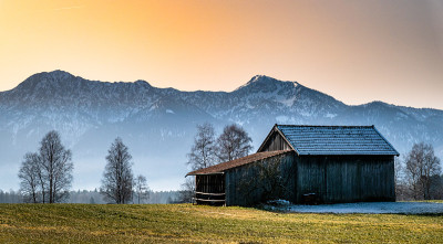 附近的景观benediktbeuern - Bavaria