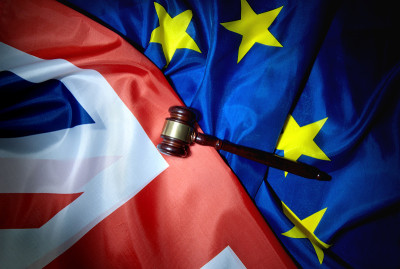 英国退欧法律贸易谈判概念