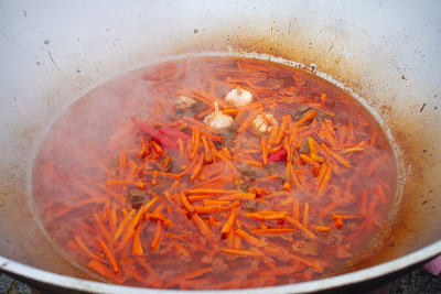 锅里的肉饭
