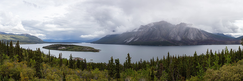 美丽的加拿大风景全景