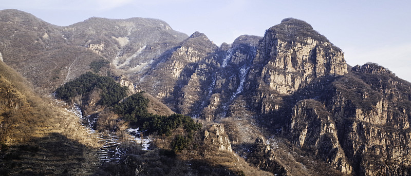 北京郊区的冬天