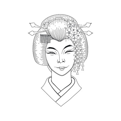 可爱的亚洲女孩