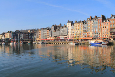 法国honfleur的Vieux bassin