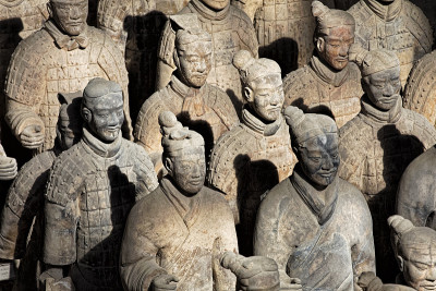 世界著名的兵马俑位于中国西安