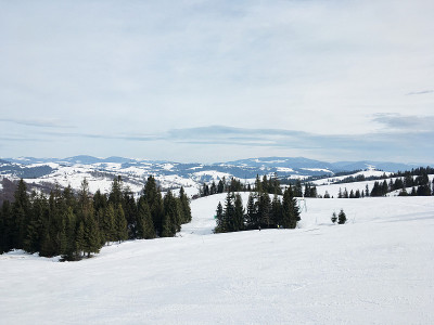 Natural mountain landscape