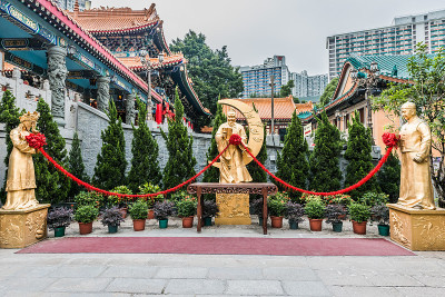 香港九龙啬色园及黄大仙庙