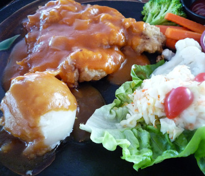 鸡肉切