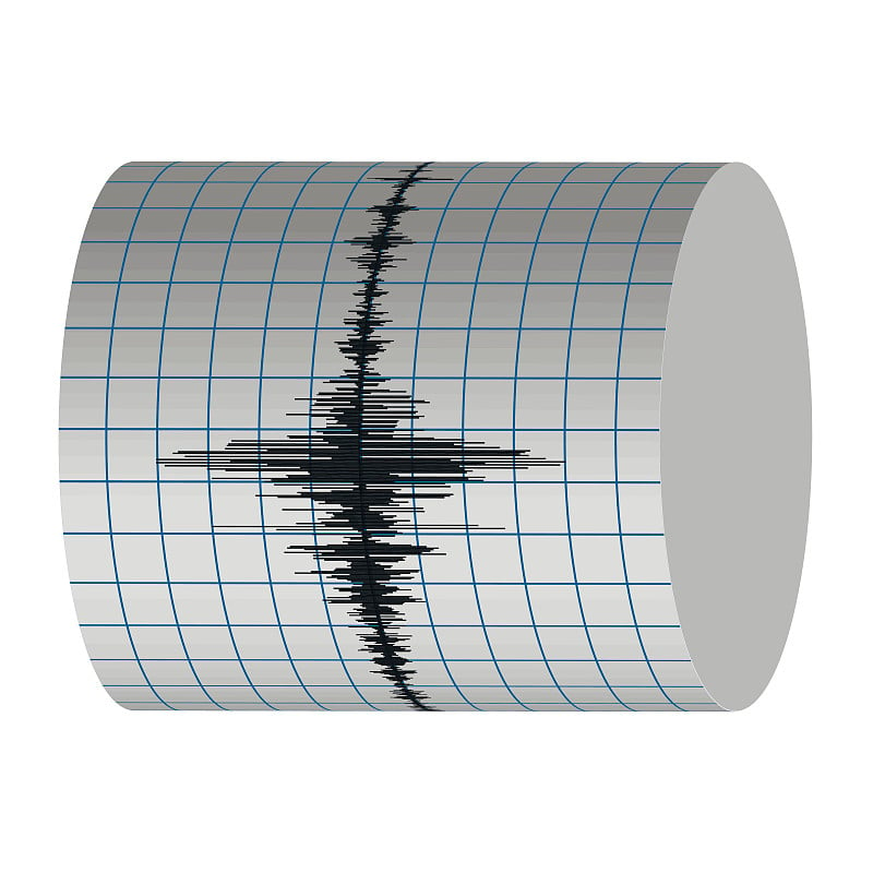 地震仪记录地震的震动