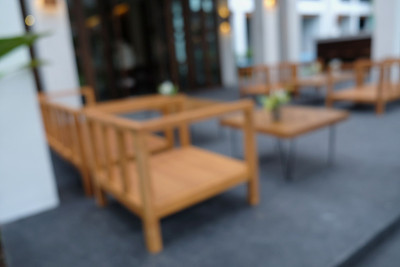 模糊酒店/度假村内部为背景
