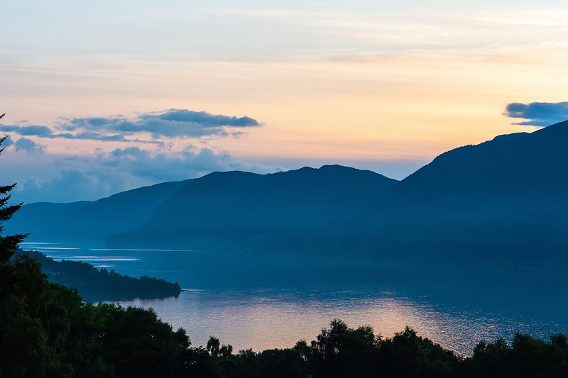 尼斯湖在苏格兰