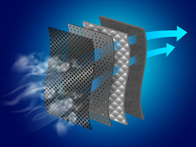 Dust filter layer