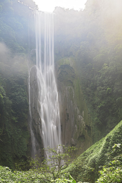 铜陵大瀑布，铜陵大峡谷，广西，中国