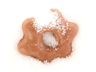 姜饼在雪