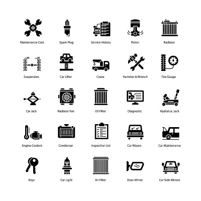 Car Service Icons Pack