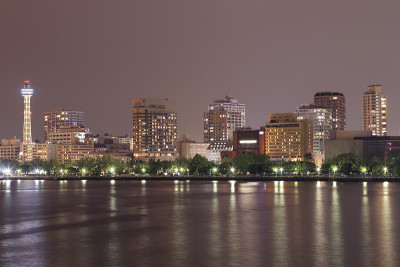 横滨城市夜景