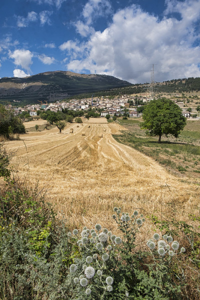 Barisciano, Abruzzi的老城(意大利)