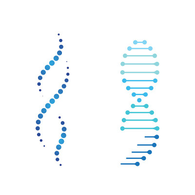 医学DNA矢量图标设计插图