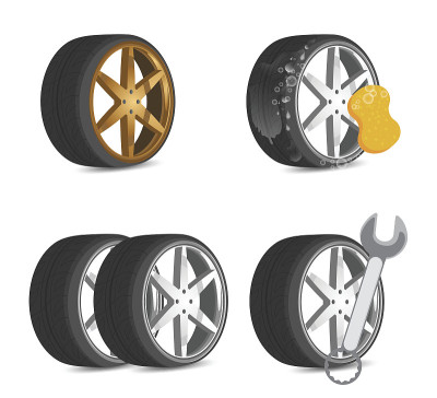车轮工具及修理