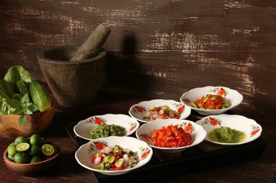 Aneka Sambal Nusantara，几个受欢迎的辛辣调味品从印度尼西亚地区菜系