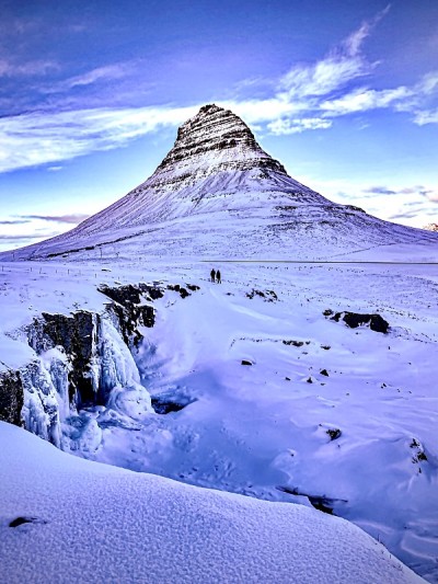 冷冻Kirkjufell