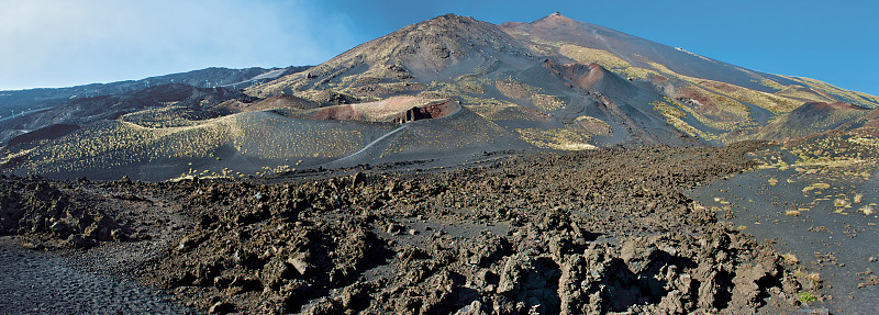 太埃特纳火山熔岩