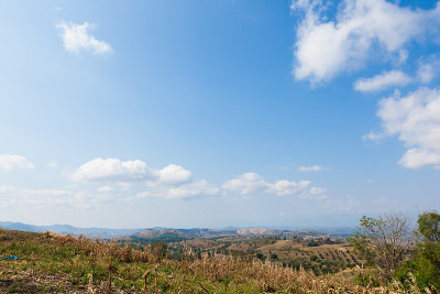 乡村天光泰国，风景秀丽。