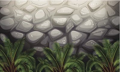 石墙与植物