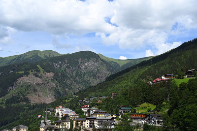 在夏季的巴德嘎斯坦风景